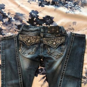 Sz 24 waist Miss Me skinny jeans